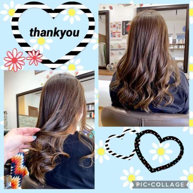 a collage of a woman's hair