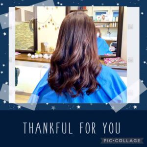 a woman's back with long hair