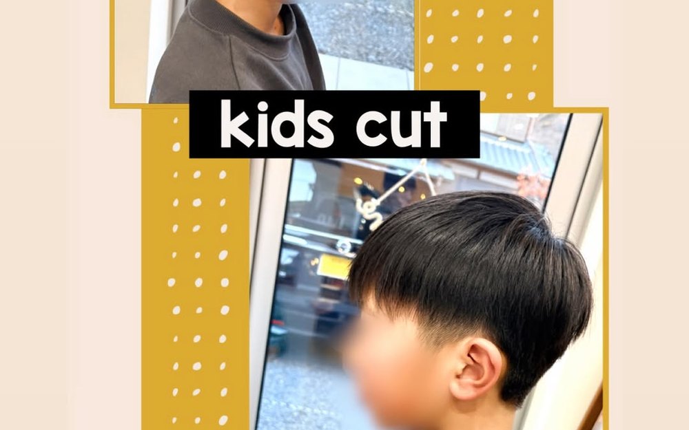 キッズカットのツーブロック仕上がり